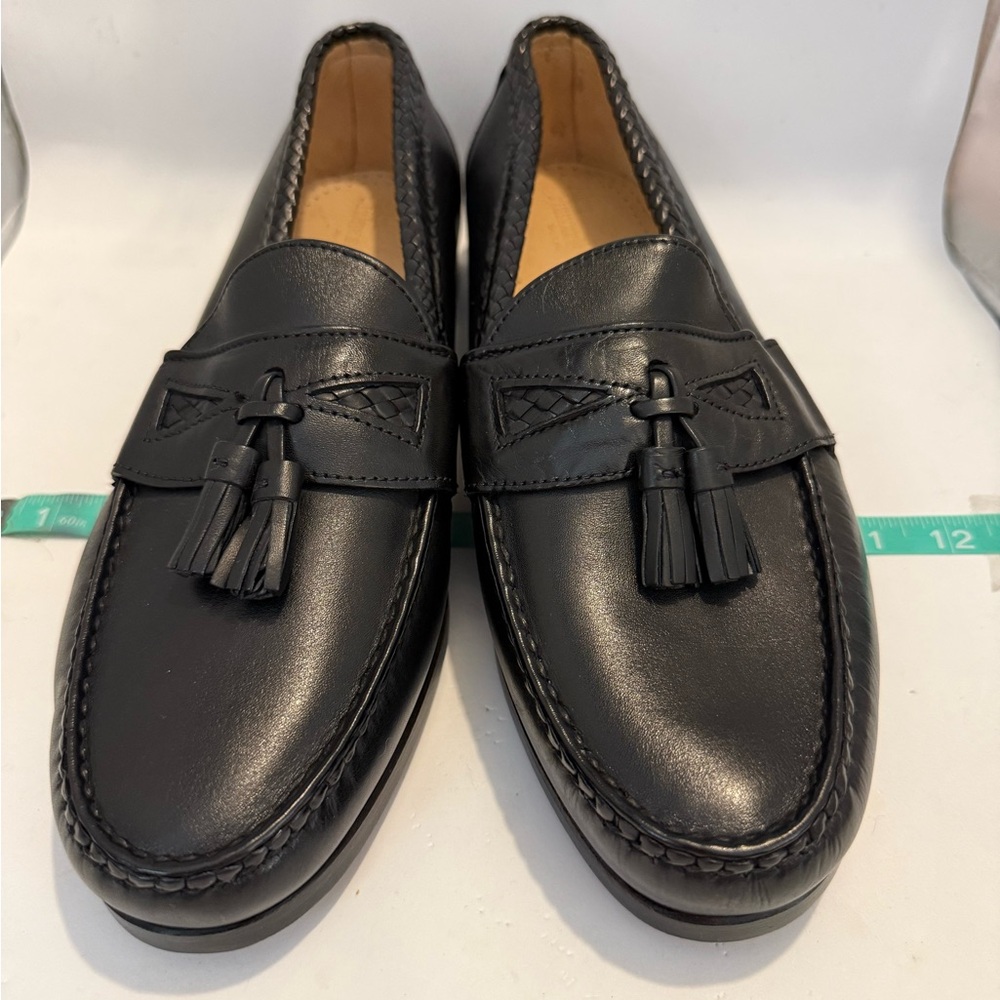 Allen Edmonds Maxwell Black Leather Tassel Loafers sz 11.5 EEE